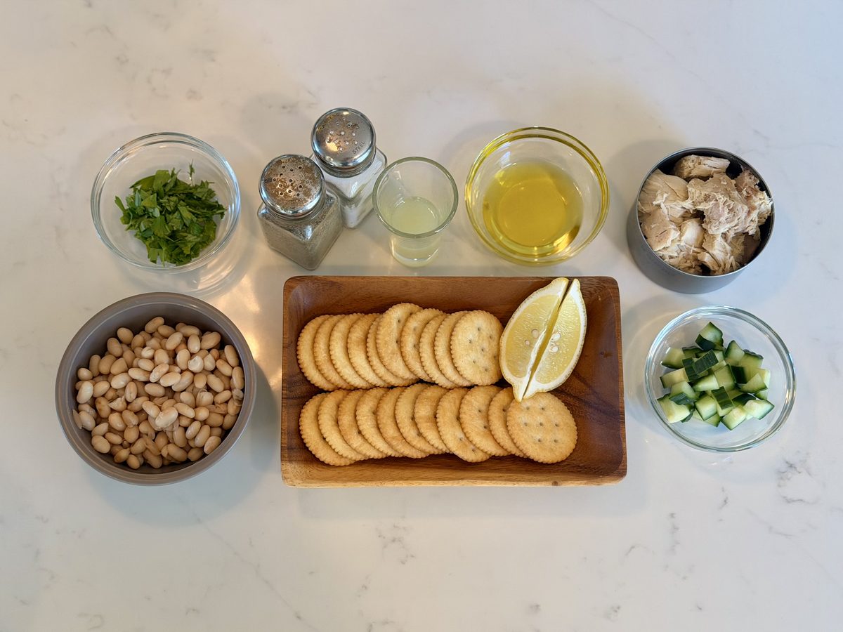 Tuna white bean salad