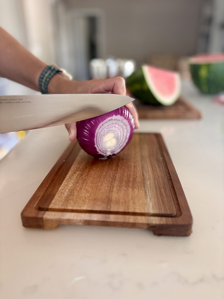 Watermelon feta salad