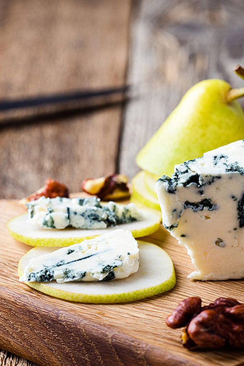 Pear and blue cheese
